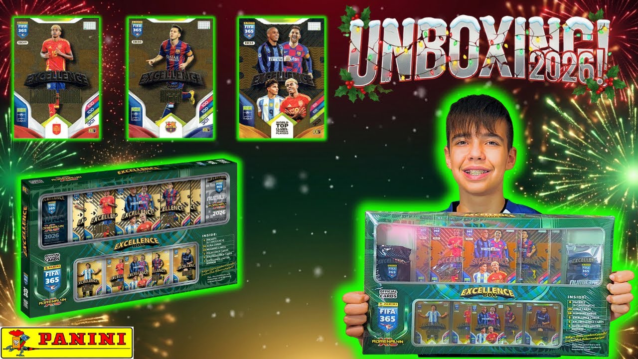 PANINI FIFA 365 2026 ADREN. EXCELLENCE BOX unboxing