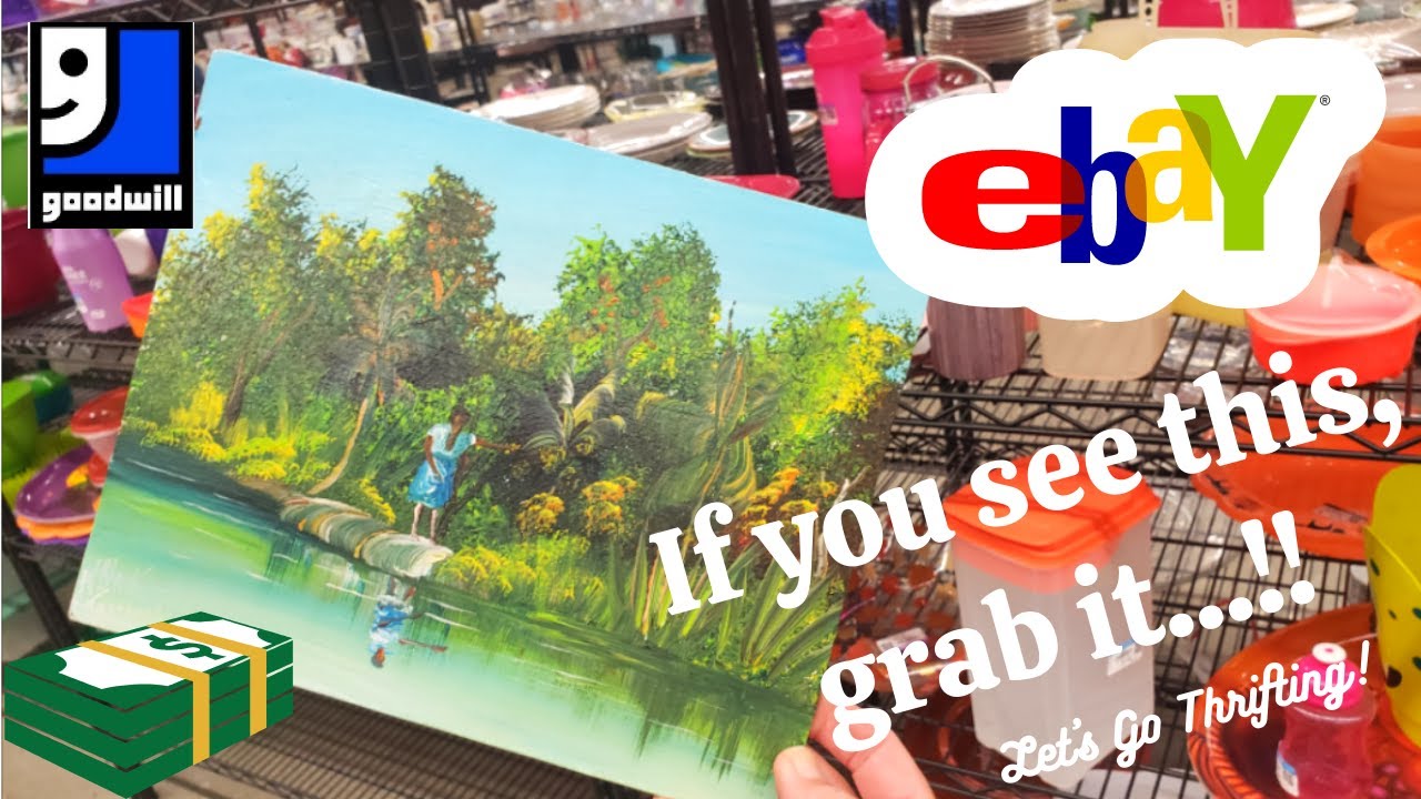 THRIFT WITH ME! Thrifting 2 GOODWILLS & 11 Yard Sales with The NICHE Lady / Shopping for EBAY RESALE