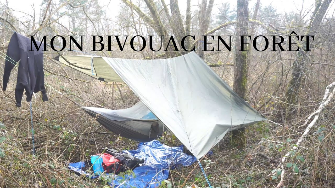 JE MONTE MON BIVOUAC EN PLEINE FORÊT !