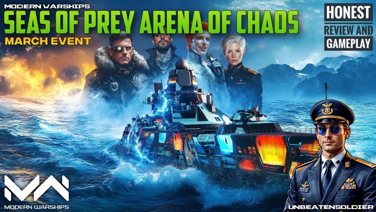 Modern Warships : Seas of Prey Arena of Chaos Event Review and Gameplay || March Event || MW