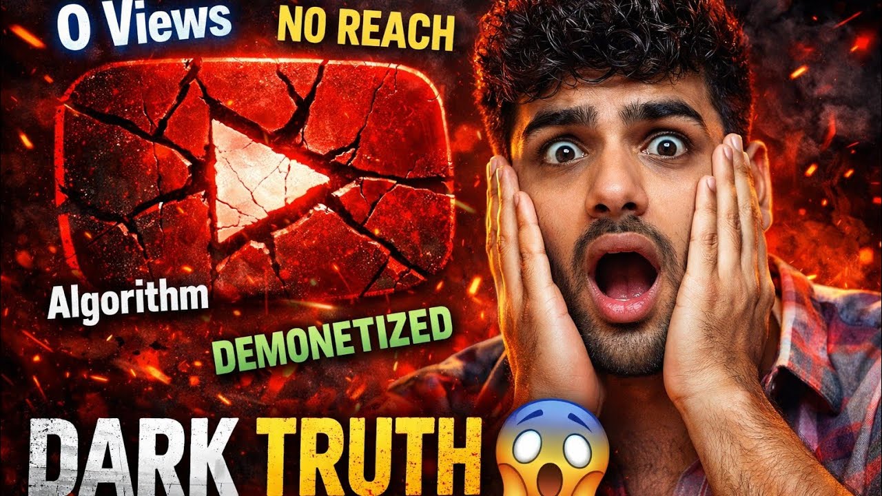 The Dark Truth of YouTube 😱 | Reality of YouTube Content Creation