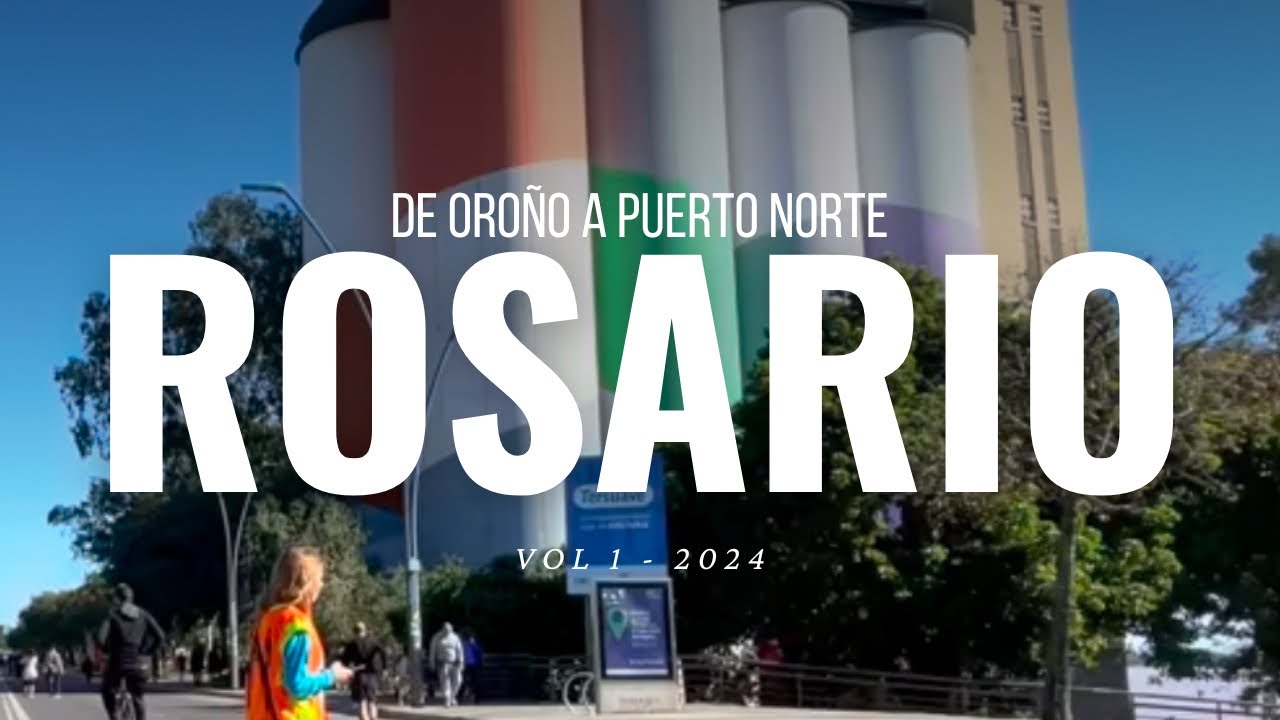 [4K 60FPS] 🇦🇷 #Rosario | RECORREMOS LA COSTANERA HASTA PUERTO NORTE