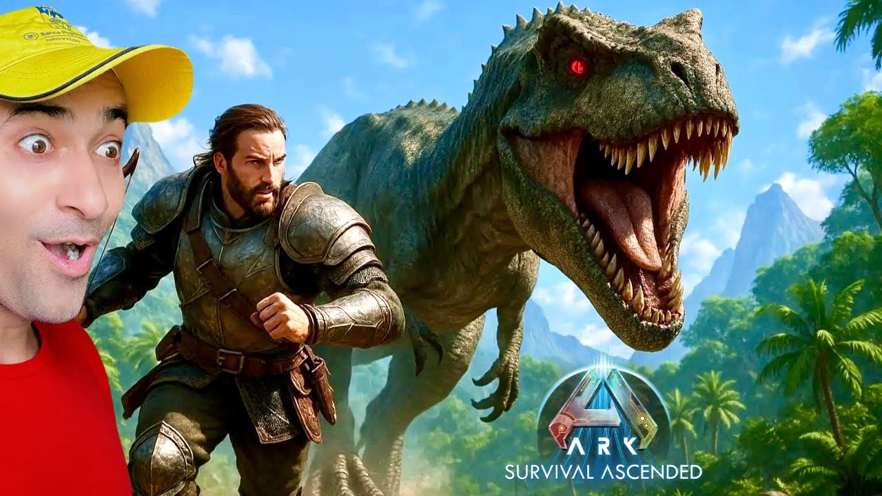 NO WAY😱TAMING GIGANOTOSAURUS WITHOUT TRAP IN ARK SURVIVAL ASCENDED