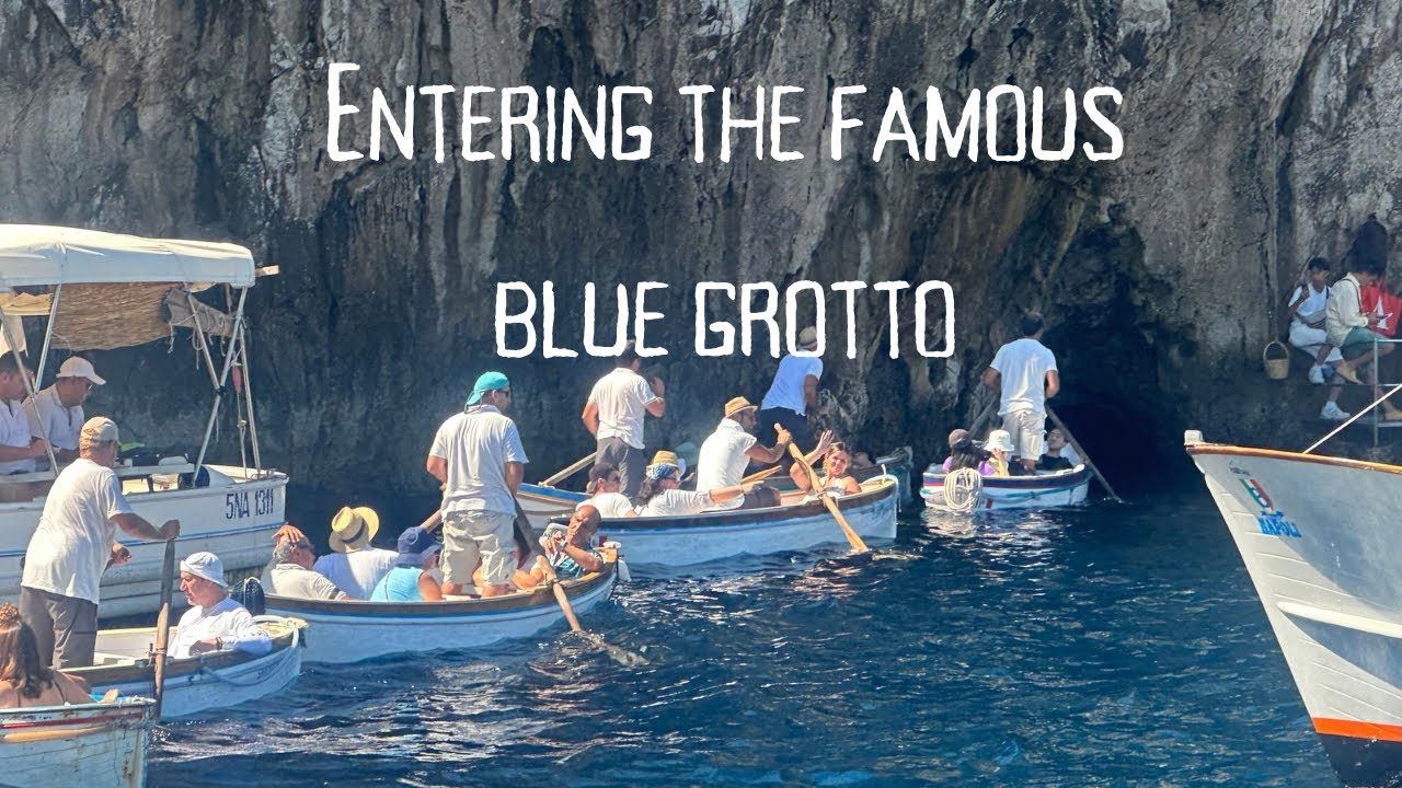 Tour of the Blue Grotto in Capri 🇮🇹