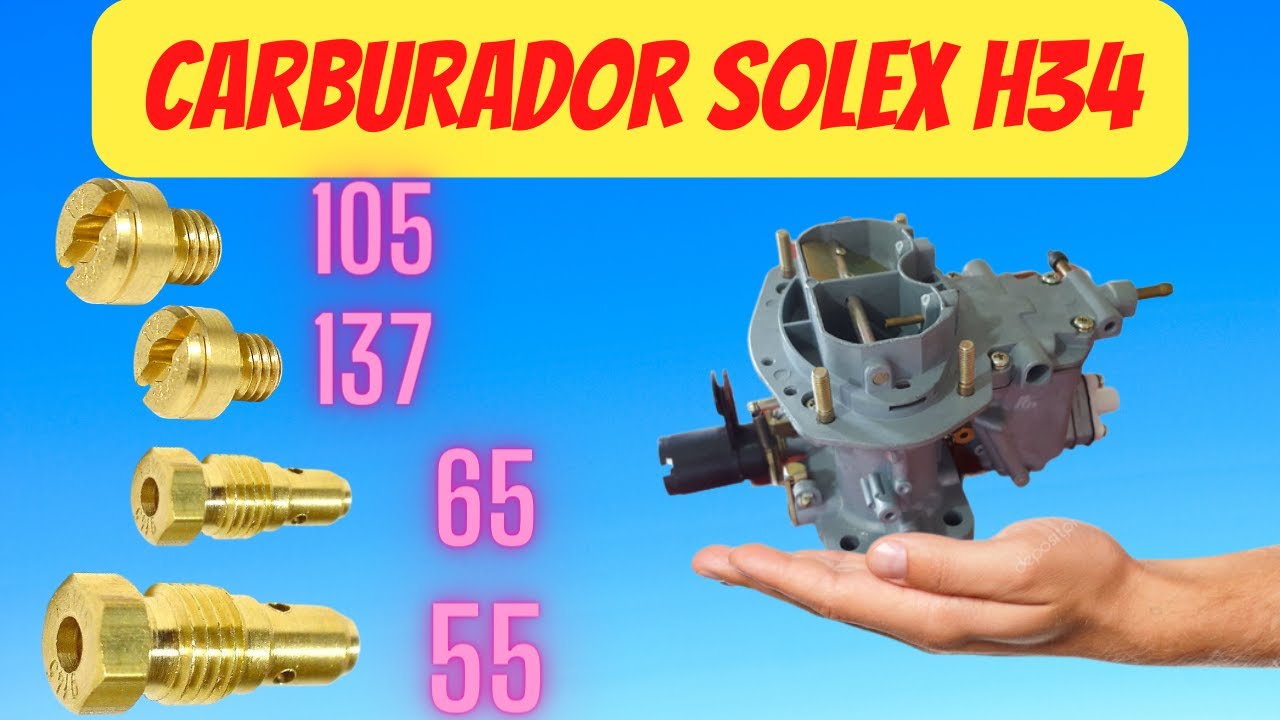 COLOCAR LOS CHICLERES Y  ESPREAS CORRECTOS AL CARBURADOR DE CHEVETTE
