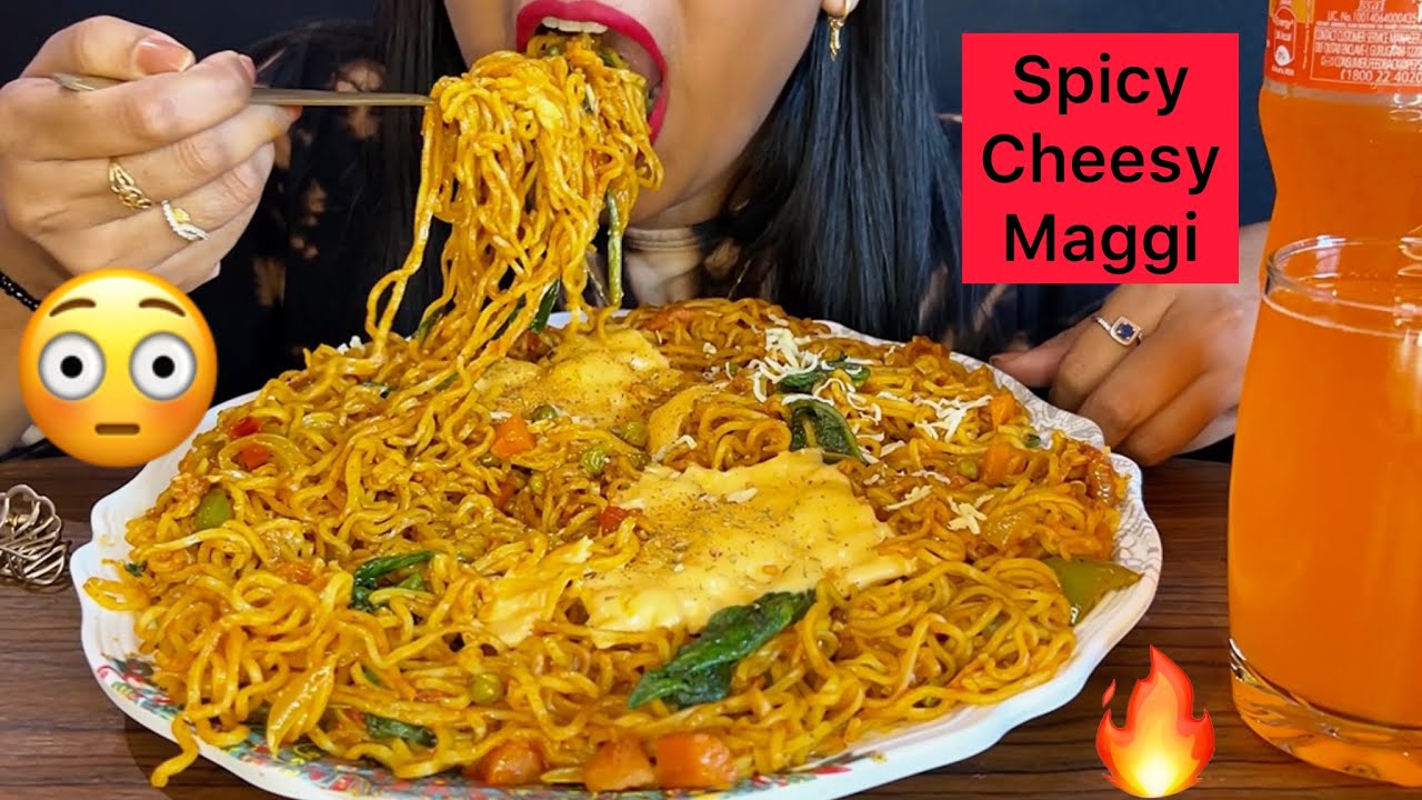 Spicy Cheesy Maggi Challenge 😱 Maggi Eating Challenge | Indian Maggi Challenge | Maggi Challenge