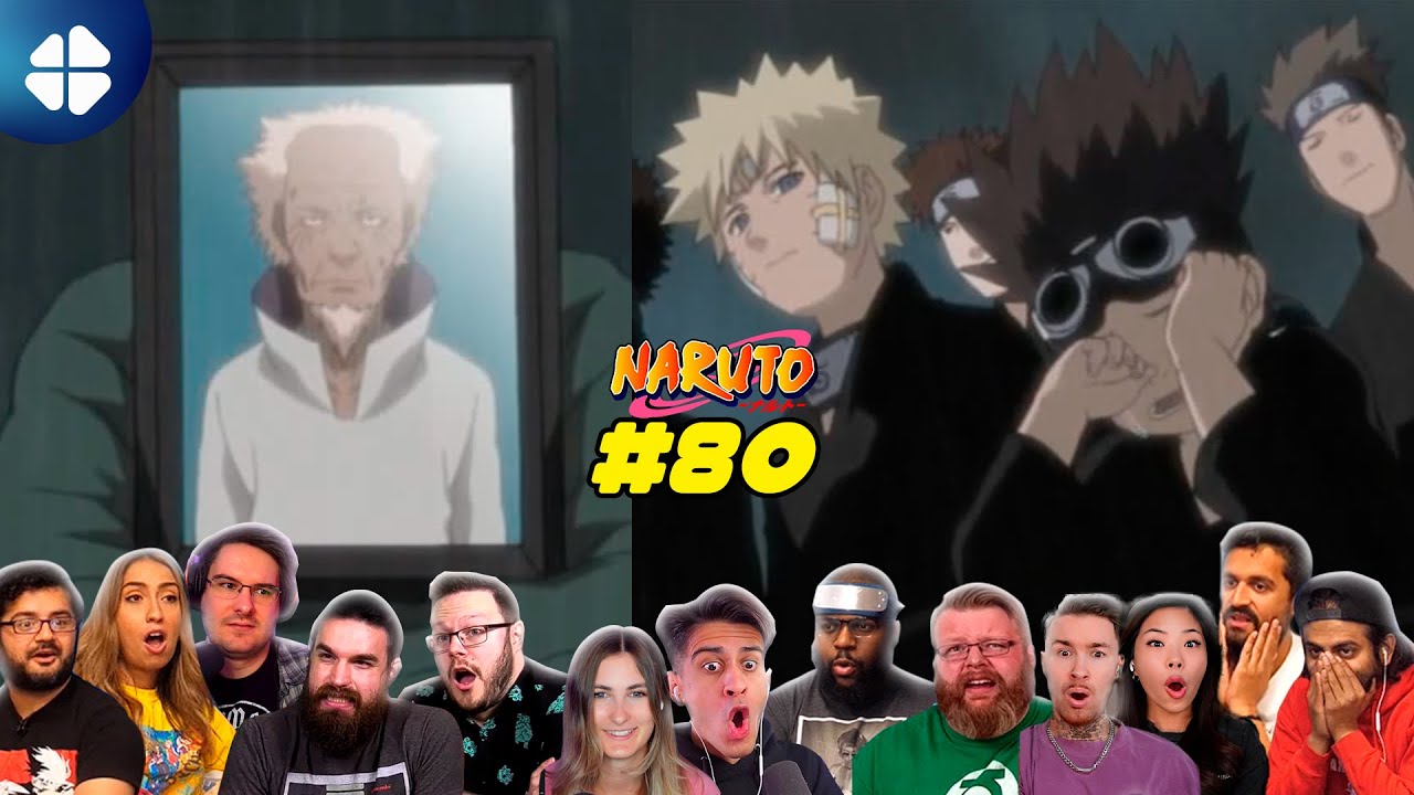 The Third Hokage, Forever | Naruto Ep. 80 Reaction Mashup ナルト海外の反応