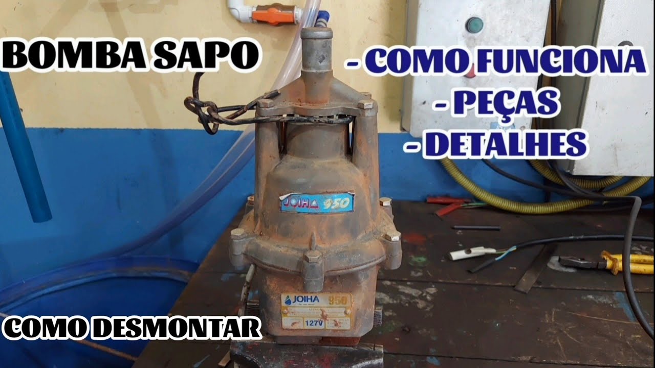 COMO DESMONTAR UMA BOMBA SUBMERSA, PEÇAS E COMO FUNCIONA