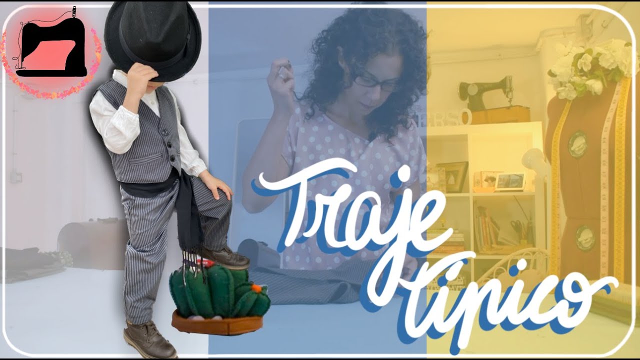 ¡Vive las tradiciones! El arte de crear un traje típico canario estilo campesino infantil.