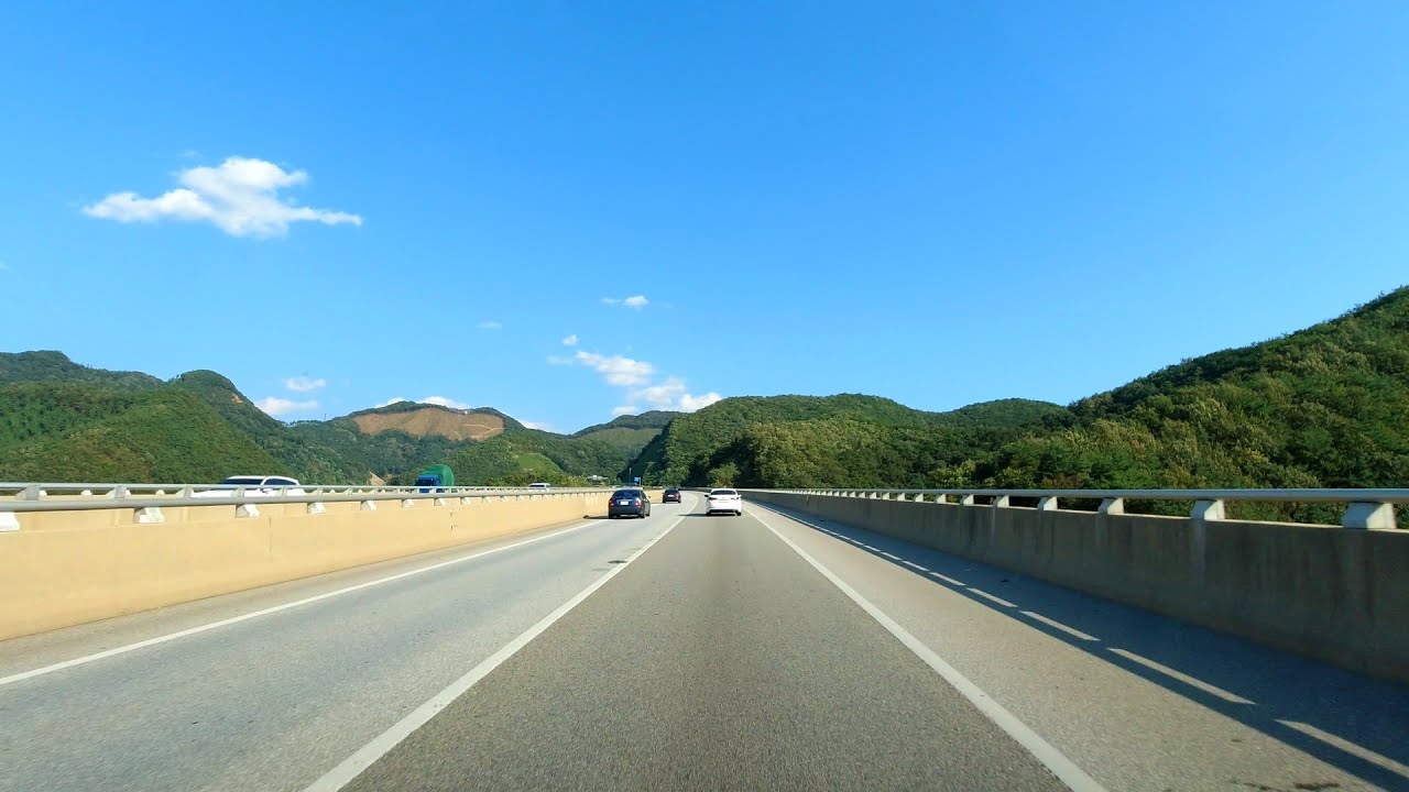 Highway Driving (No Talking, No Music) - Seoul to Yeongdeok, Korea