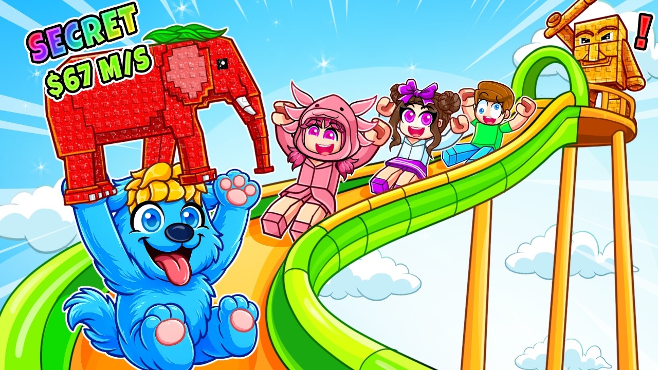 Ich bin ein HUND in Roblox Slide for Brainrots!!