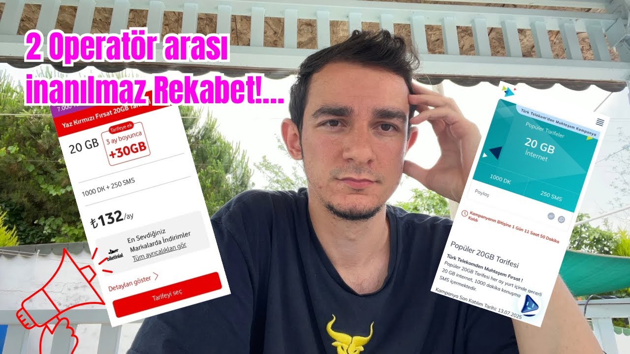 Vodafone / T&uuml;rk Telekom Rekabeti İnanılmaz fiyatlar 🥳🎉🎁😱