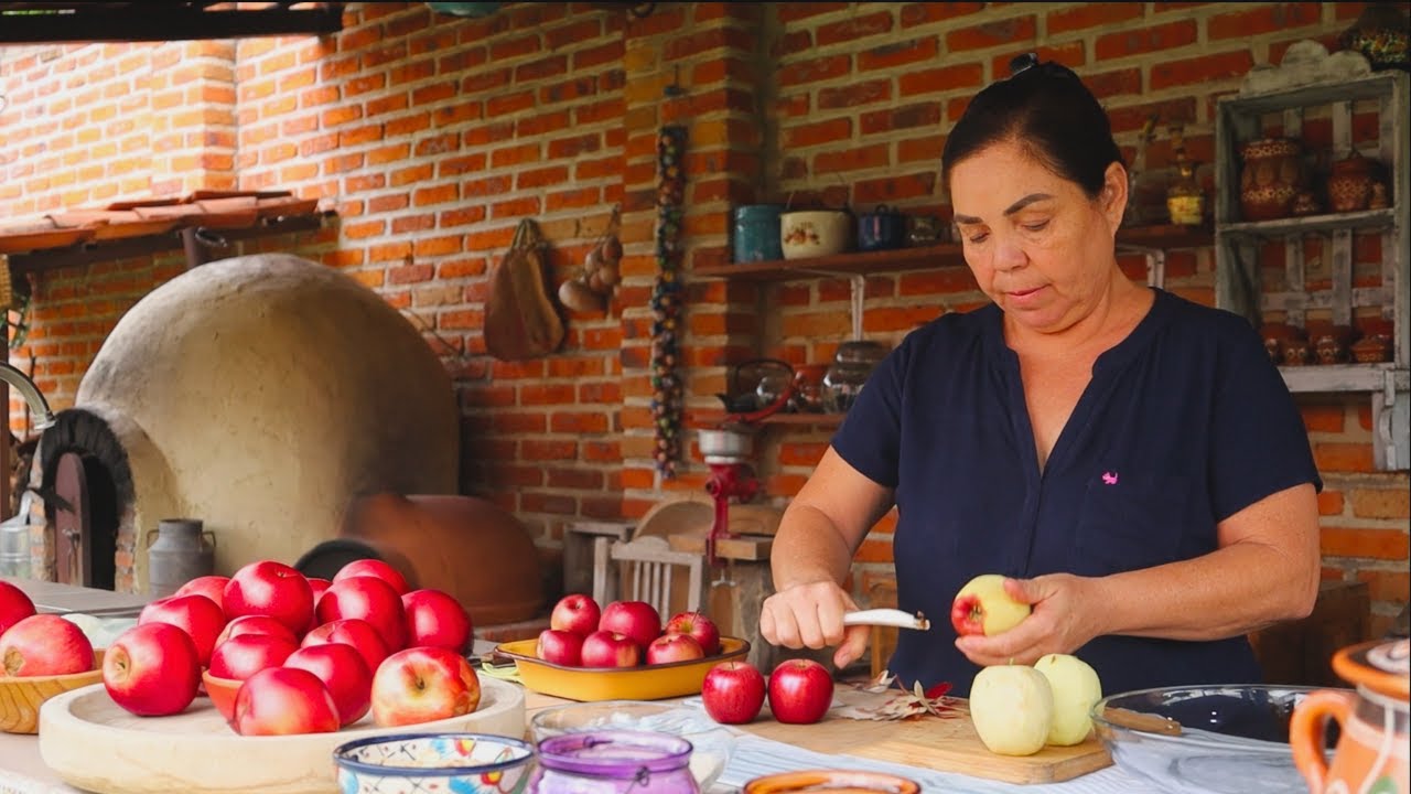 Магия жизни в деревне 🌾 Баранина на углях и яблочный десерт 🍎