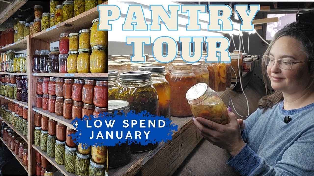 Preparing for Low Spend January with a Pantry Tour