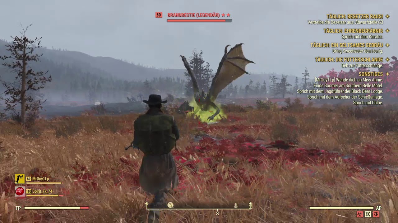 [FALLOUT76] Deathclaw vs Scorchbeast