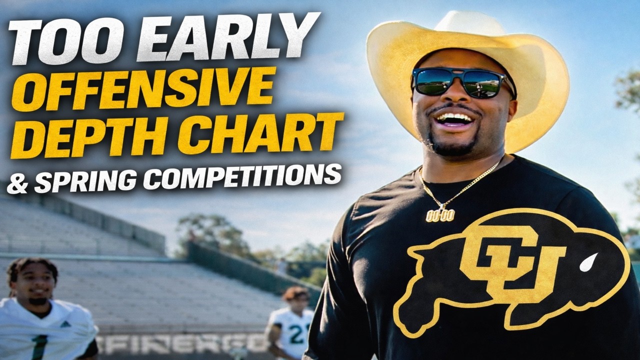 This Is Colorado&rsquo;s Starting Offense&hellip; For Now 👀 | Spring Depth Chart Breakdown