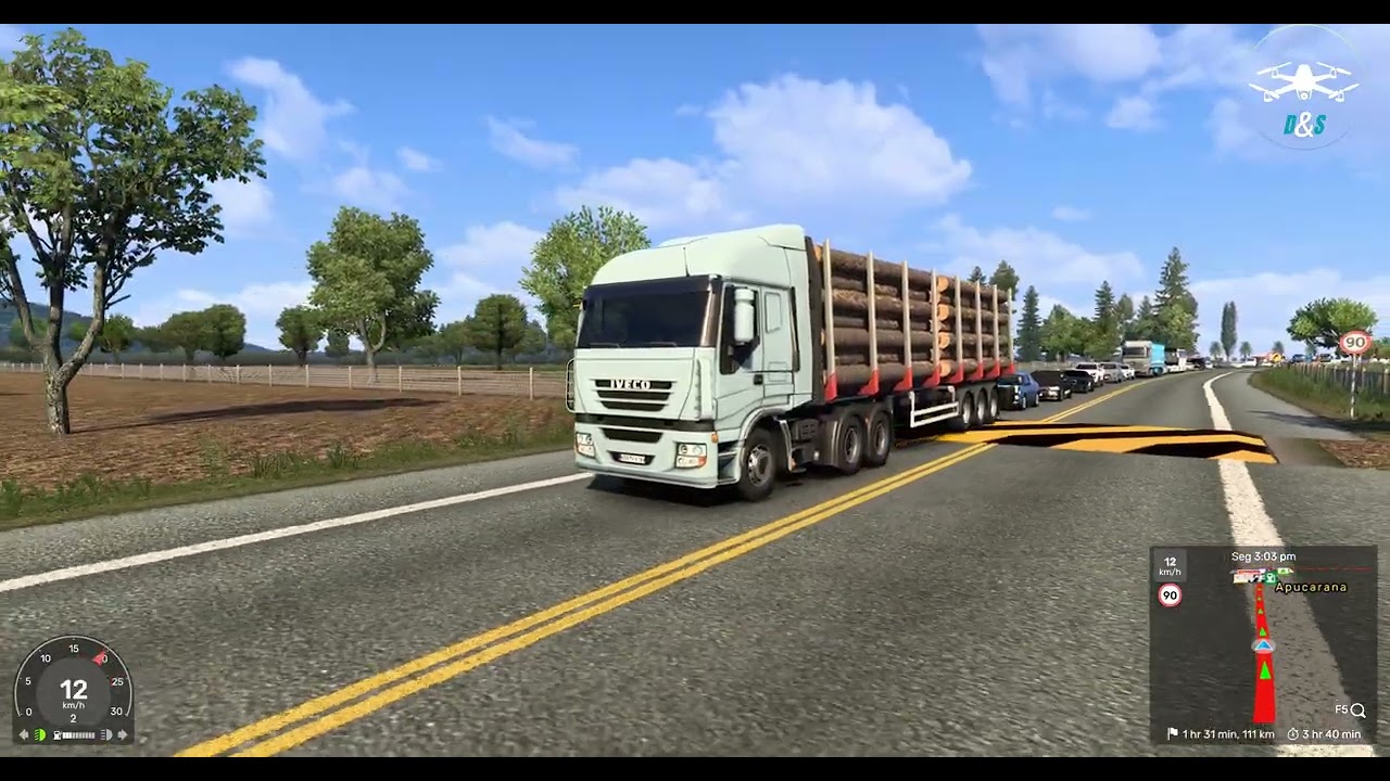 ETS2   TRANSPORTE DE MADEIRA