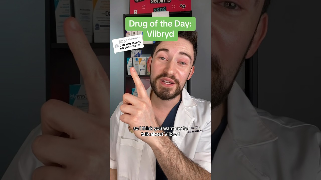 ПРЕПАРАТ ДНЯ: Viibryd #психическоездоровье #депрессия #антидепрессант #фармацевт #аптека #шорты