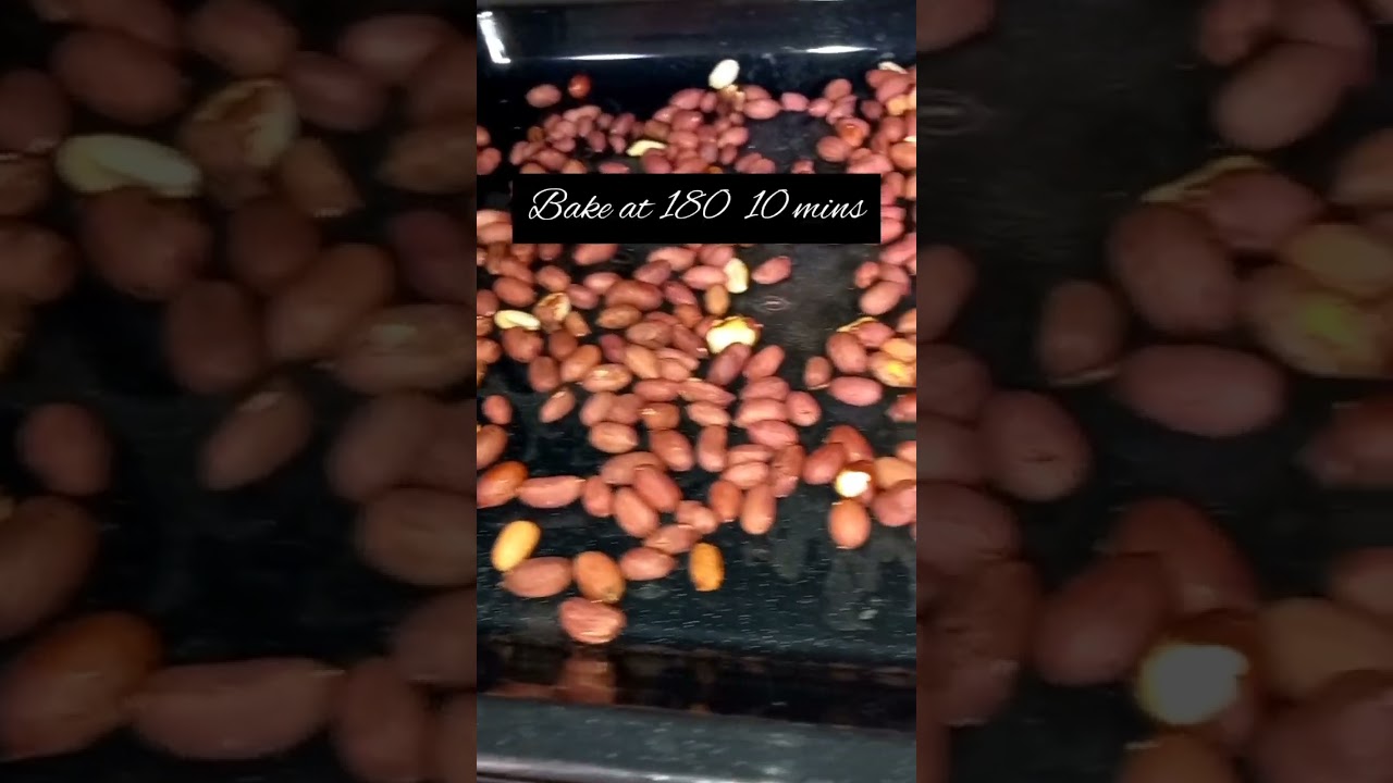 How to Roast Peanuts in an Oven 🥜🥰💯 #easytocookmeal #shorts