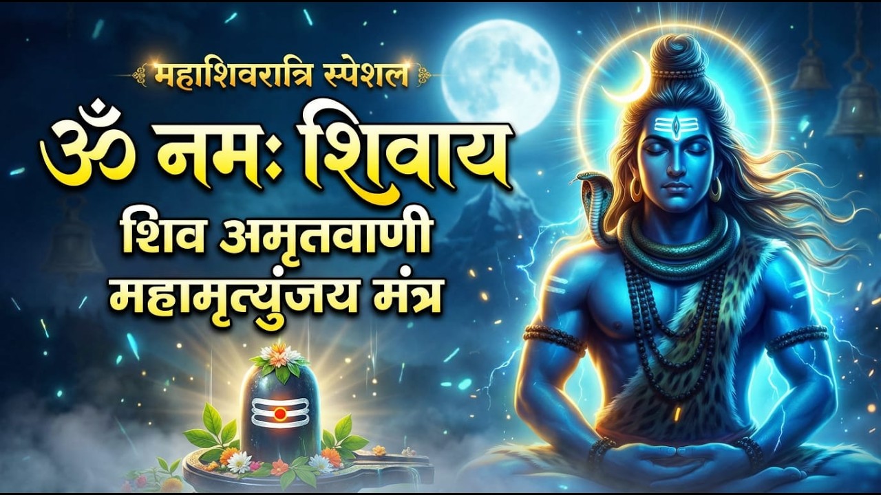 सोमवार भक्ति भजन - आशुतोष शशाँक शेखर, कर्पूर गौरम करुणावतारं, ॐ नमः शिवाय,  शिव अमृतवाणी व शिव आरती