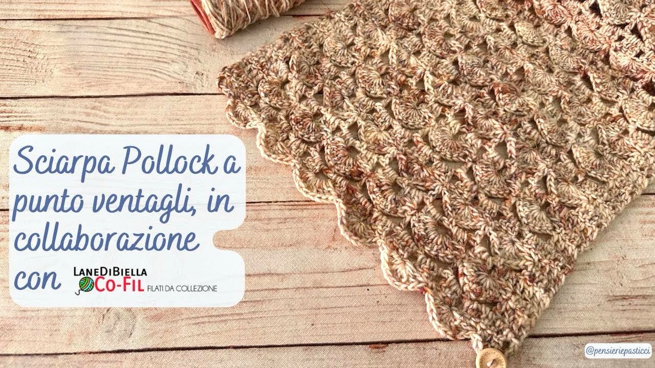 Sciarpa Pollock a ventagli realizzata in collaborazione con 