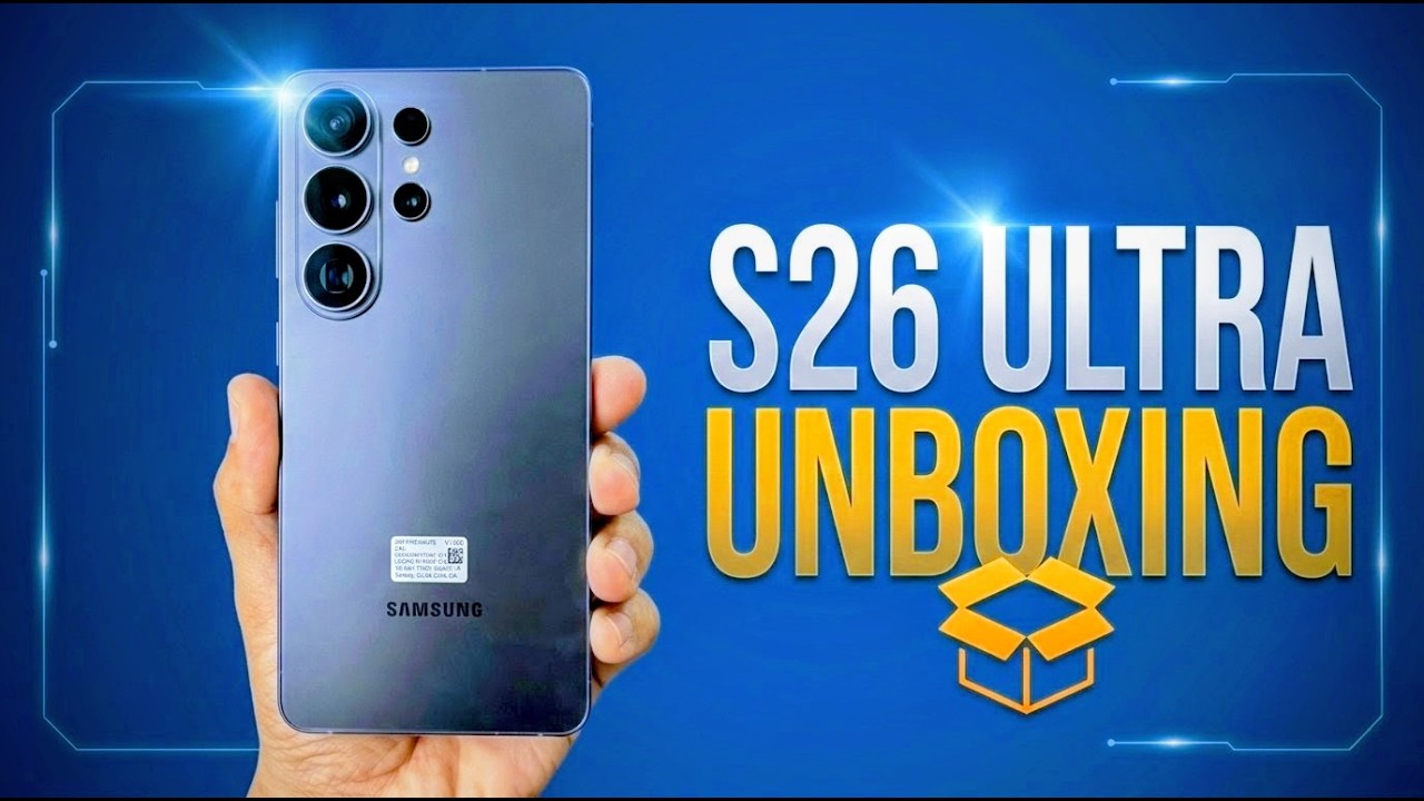 Samsung Galaxy S26 Ultra Unboxing | Cobalt Violet|