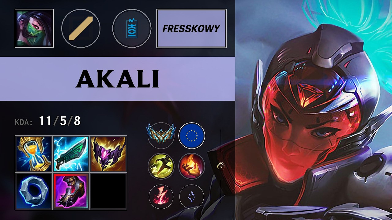 (MKF Fresskowy) Akali Mid vs Yone - EUW Challenger Patch 26.14