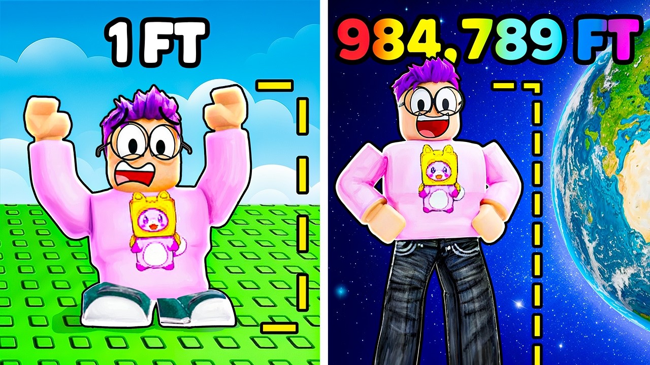Roblox But EVERY Second My LEGS GROW...!? (MAX LEVEL!)