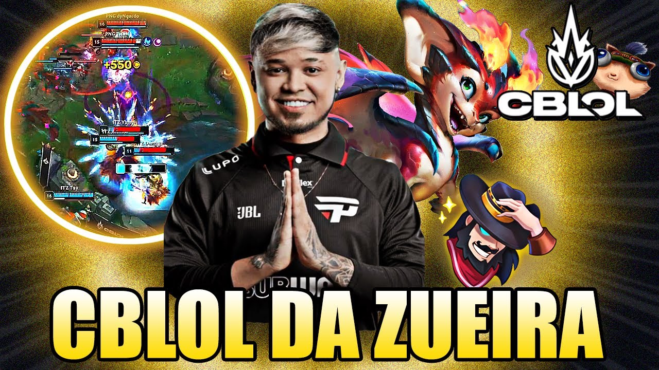 PLAY INSANA do TITAN, SMOLDER no CBLOL e TF AD TOP - CBLOL DA ZUEIRA