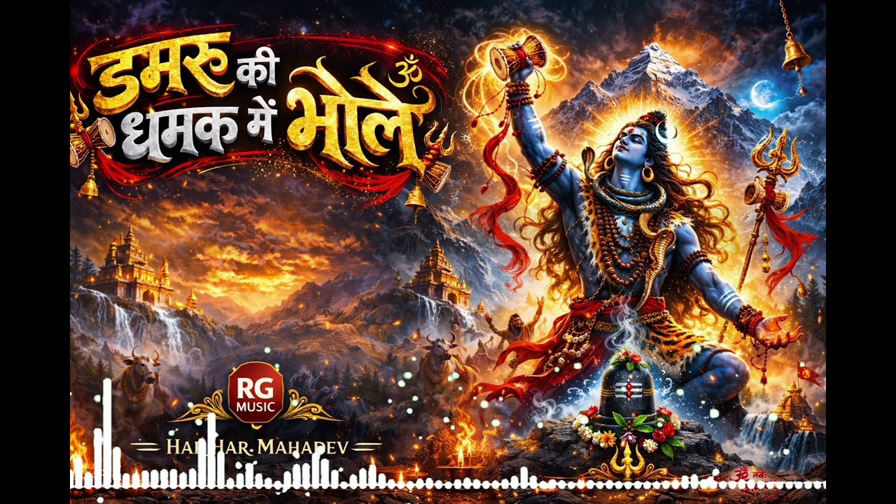 डमरू की धमक में भोले | Mahadev Tandav Special | Latest Shiv Bhajan 2026 | RG MUSIC