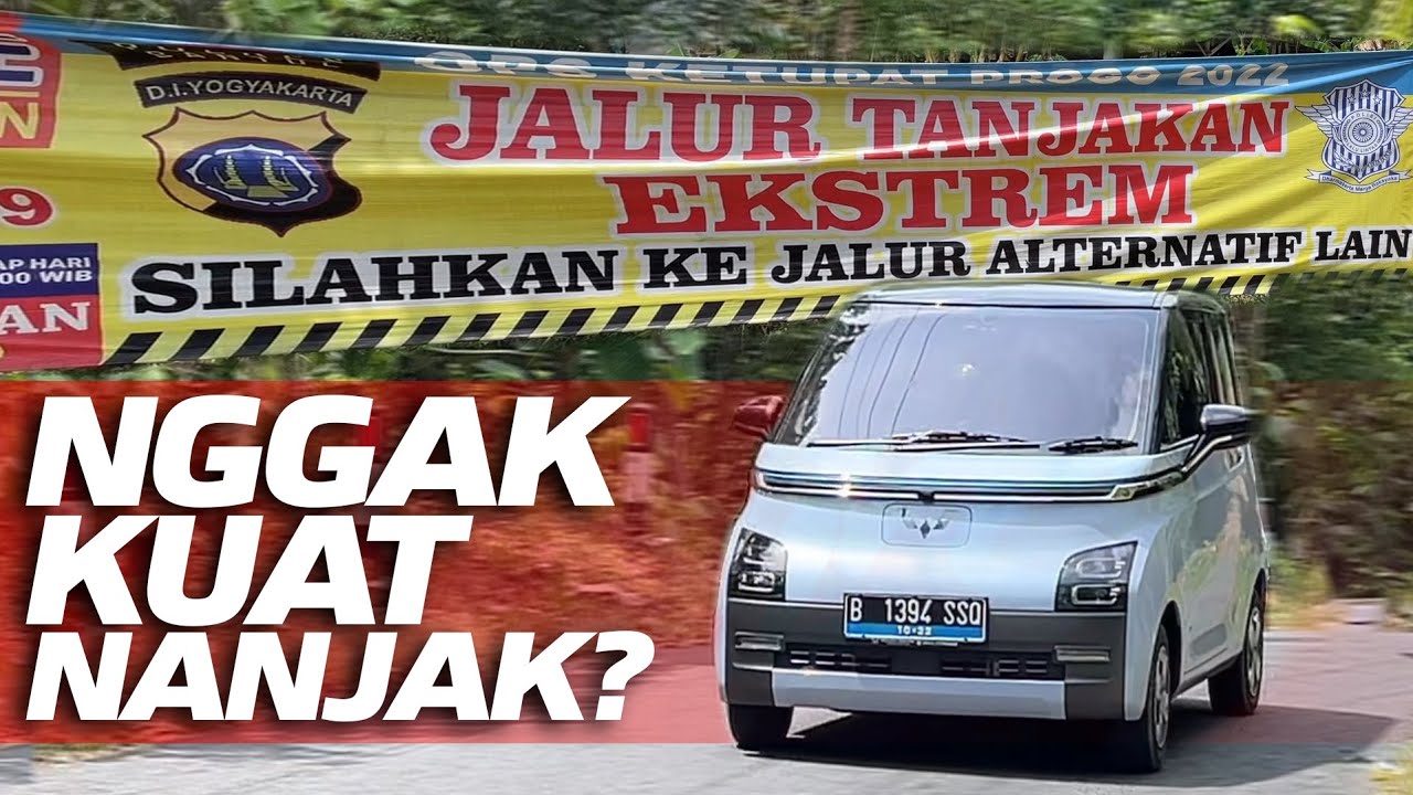 TEST WULING AIR EV DI TANJAKAN EKSTRIM CINOMATI
