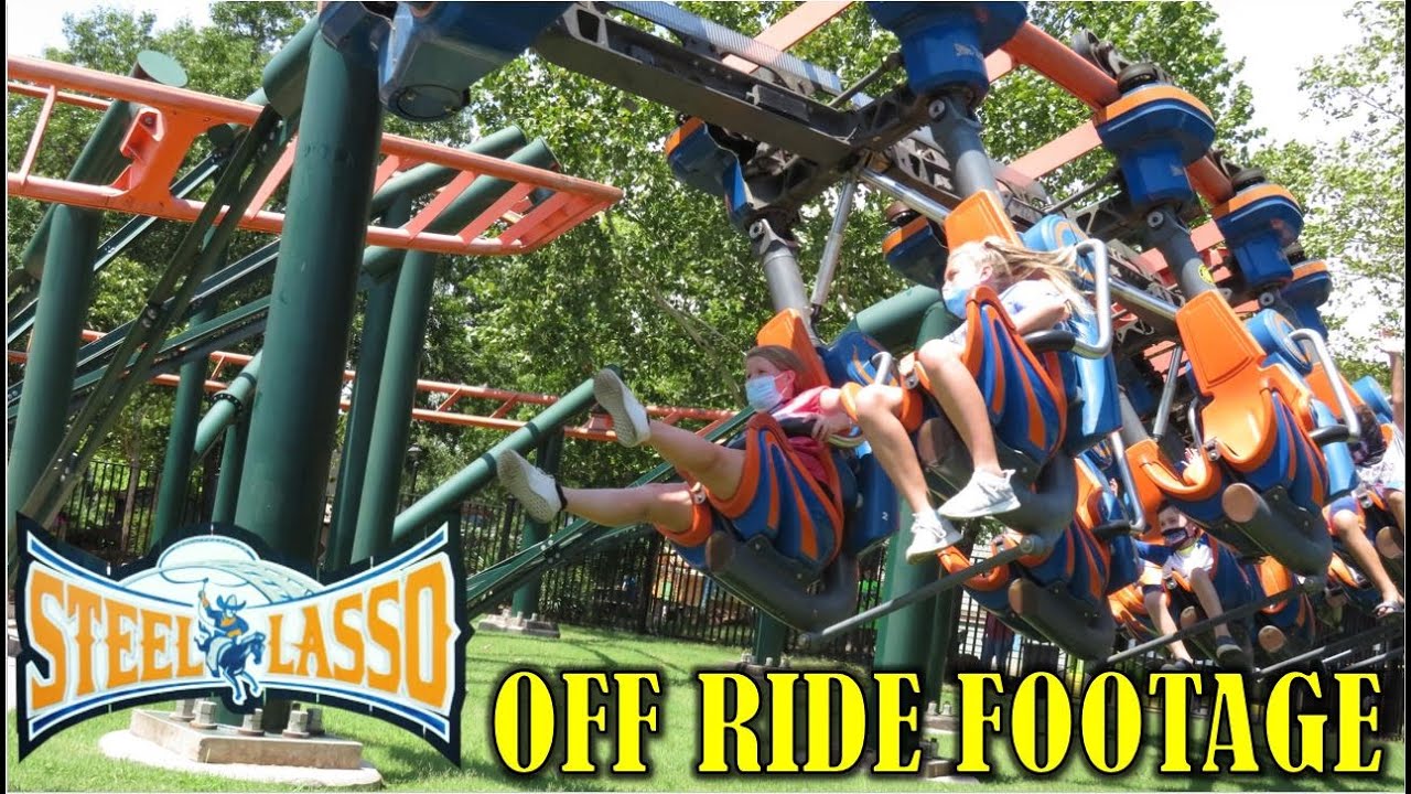 Steel Lasso at Frontier City Off-Ride Footage (No Copyright)