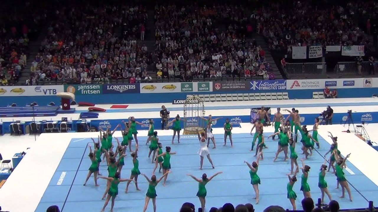 TO Oosterzele met Breath of Life op het WK Turnen in Antwerpen