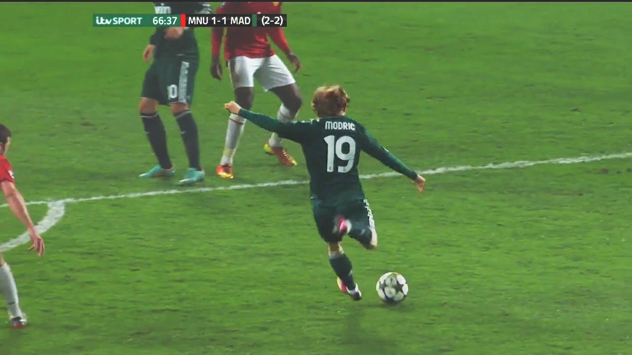 Luka Modric Masterclass vs Manchester United (Away) 12/13 1080i