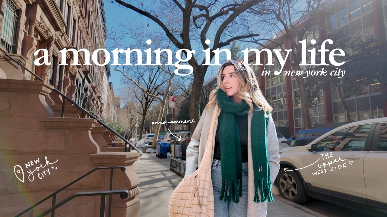 spend the morning with me on upper west side (+ life updates) ☕️ nyc vlog