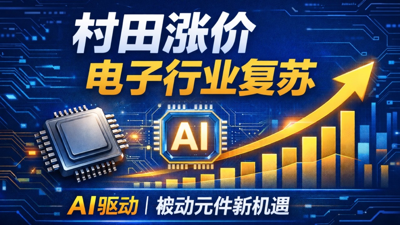 电子行业第三次超级周期来了！村田三星涨价发令枪已响,MLCC/IC载板/电子布产业链投资机会全拆解