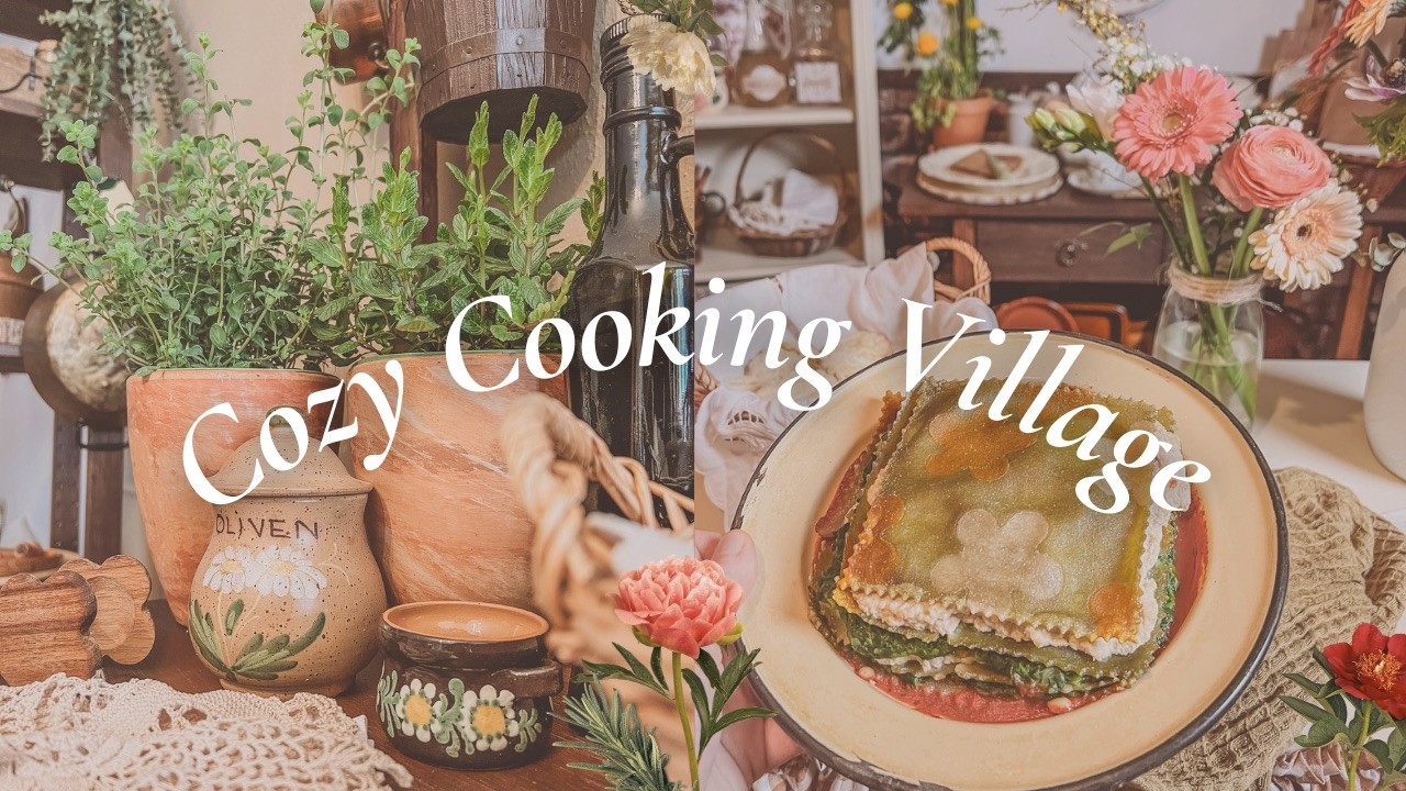 Cozy Baking & Cooking Compilation 🌷 Aesthetic Spring Recipes from a Fairy Tale Village | ASMR