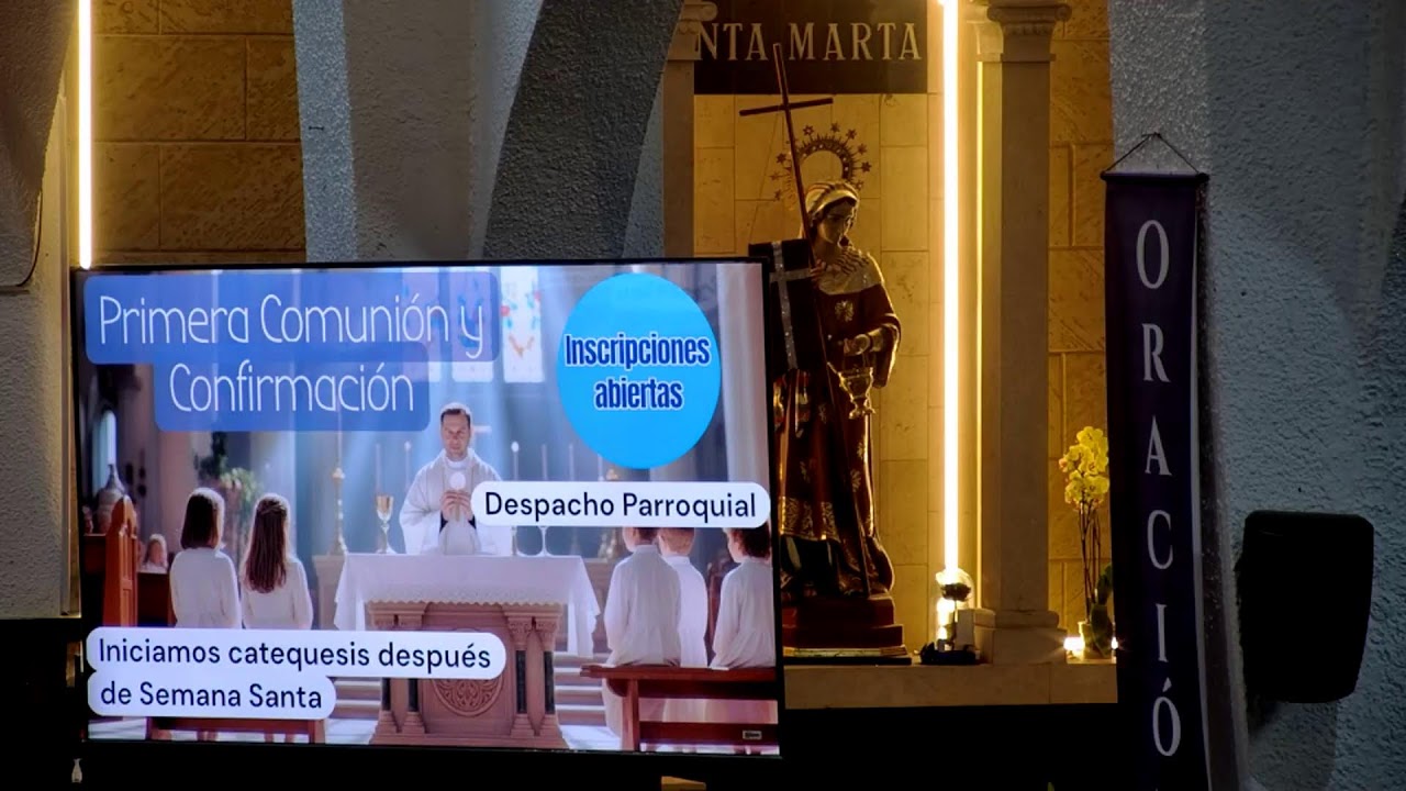 Martes 17 de Marzo 2026, tercero de la novena. Eucaristía 7:00 pm