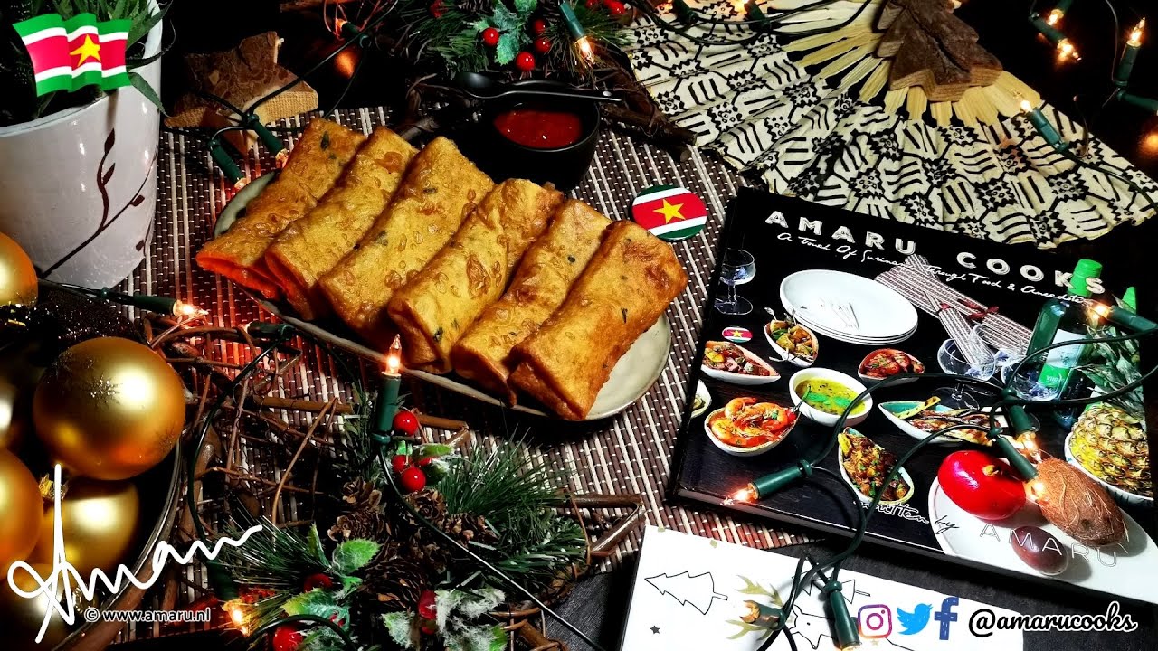 🇸🇷 Food & The Single Guy - S12.11 - Javanese Egg Rolls (Javaanse Loempia's)