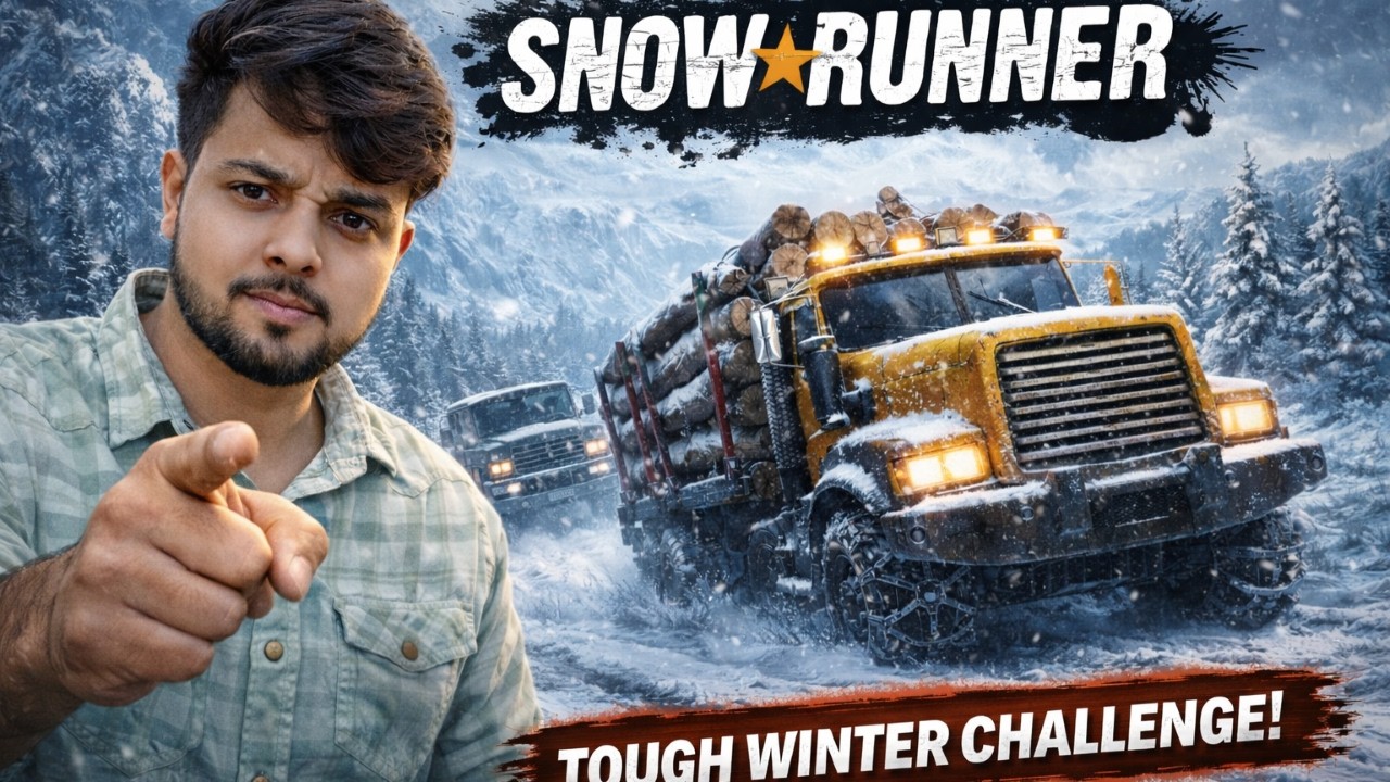 SnowRunner LIVE ❄️ | Surviving the Toughest Winter Roads  #snow #snowfall #snowrunner #viral