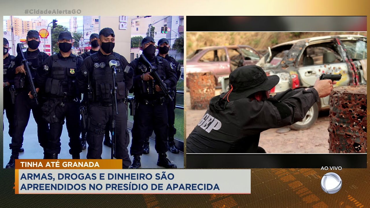 TINHA ATÉ GRANADA: ARMAS, DROGAS E DINHEIRO SÃO APREENDIDOS DENTRO DE PRESÍDIOS