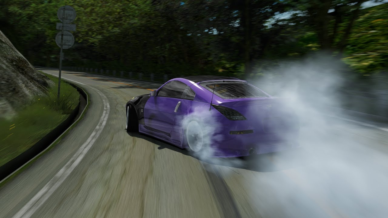 Nissan 350Z Touge Drifting | 4K l Assetto Corsa | Steering Wheel Gameplay