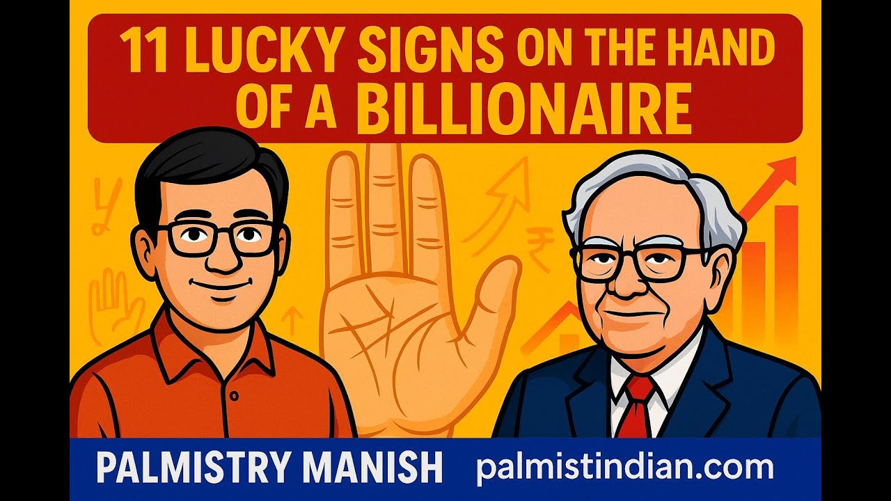11 Lucky Signs on the Hand of a Billionaire / Palmistry reading / Learn Hasthrekha #palmistrymanish