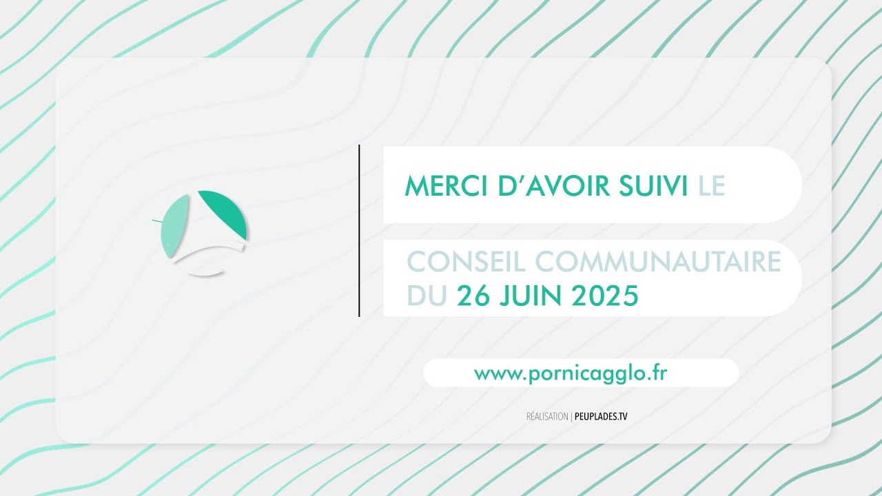 Conseil communautaire du 26 juin 2025