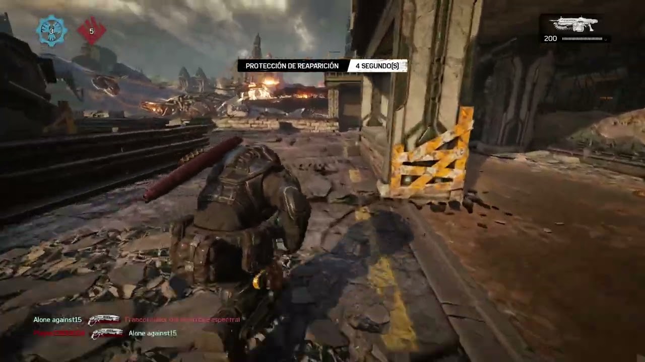 DUELO DE EQUIPO FAIL--Gears of War 4