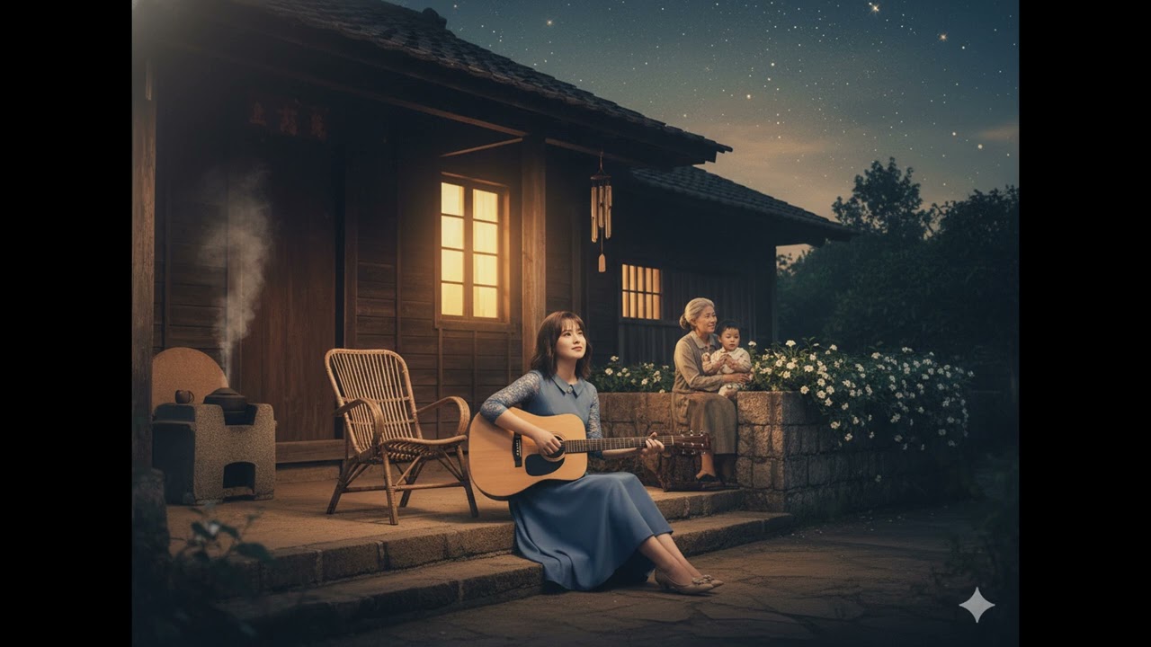 【回憶曲風】 《搖曳星光的童年夢》——藤椅下的暖暖回憶，70年代風格原創女聲