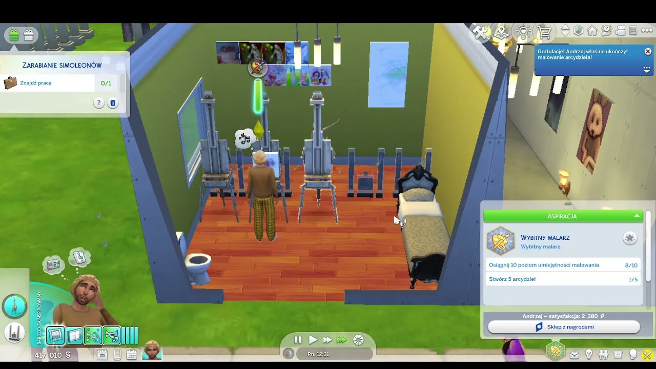 The Sims 4 - Painer Extraordinaire Aspiration in 11:03.933 (with gallery)
