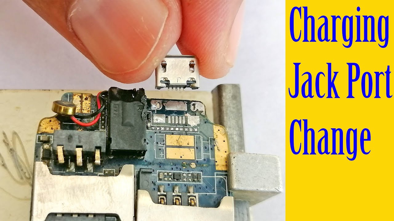 How to change replace china keypad mobile phone charging port jack base Tutorial#24
