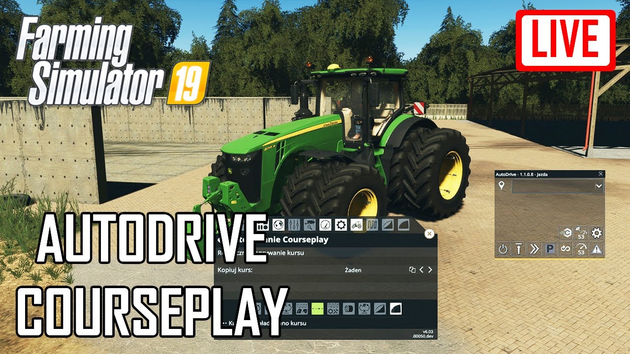 EURO FARMS - AutoDrive i Courseplay w praktyce - Farming Simulator 19