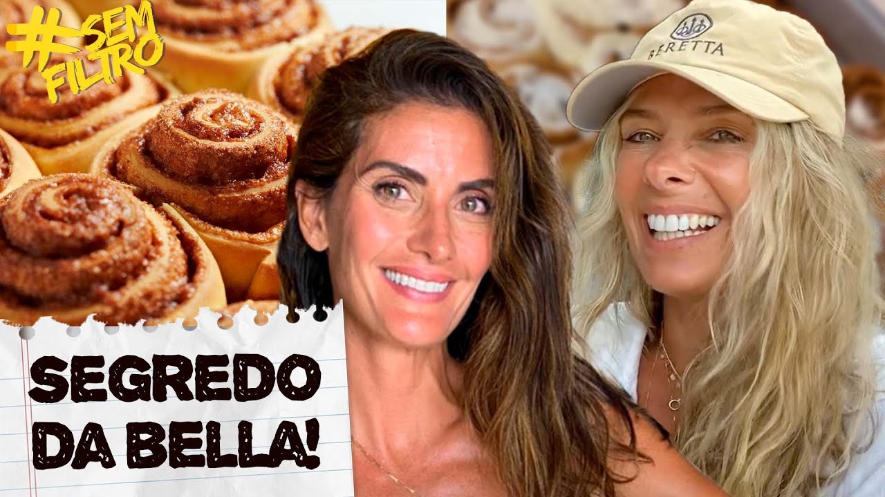O CINNAMON ROLL PERFEITO DA ISABELLA FIORENTINO | Adriane Galisteu